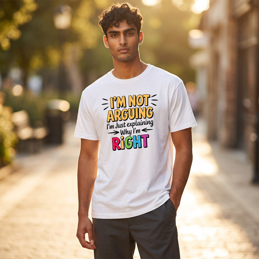 Shirt met korte mouw - I am right - katoen - comfortabel