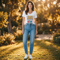 Dames shirt - I am right - korte mouw - katoen - casual