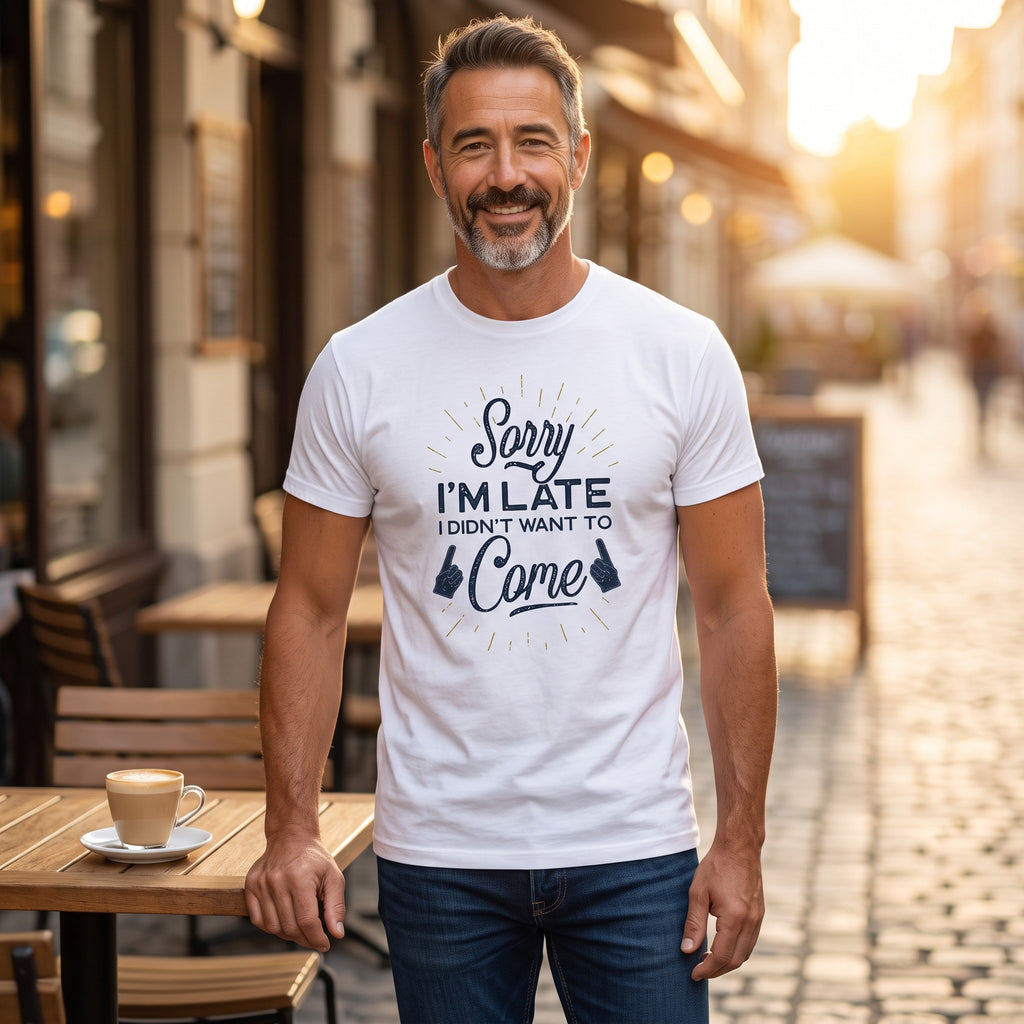 Heren shirt - sorry.... korte mouw - comfortabel katoen