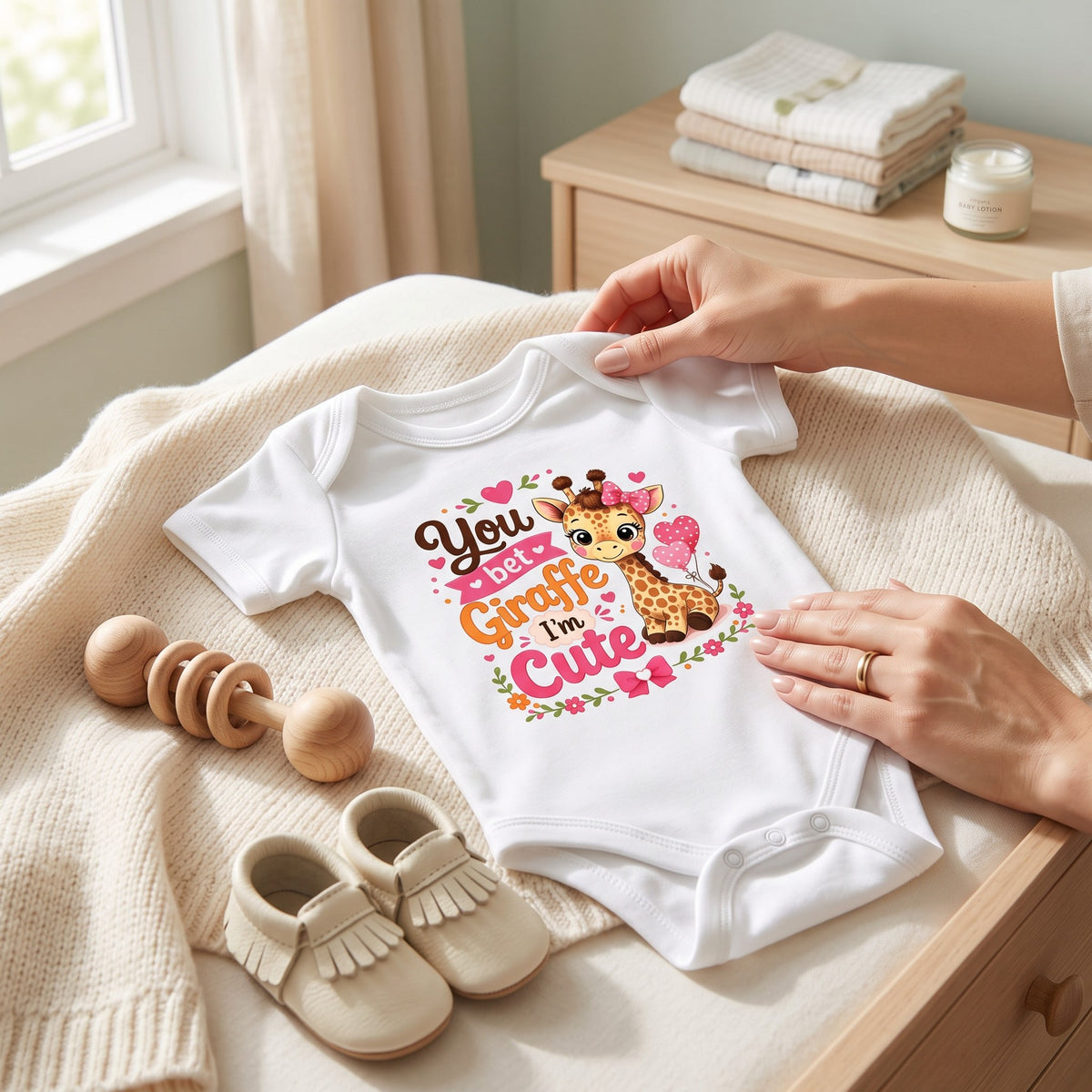 Baby romper - met print - korte mouw  - cadeau voor zwangerschap - kraamcadeau