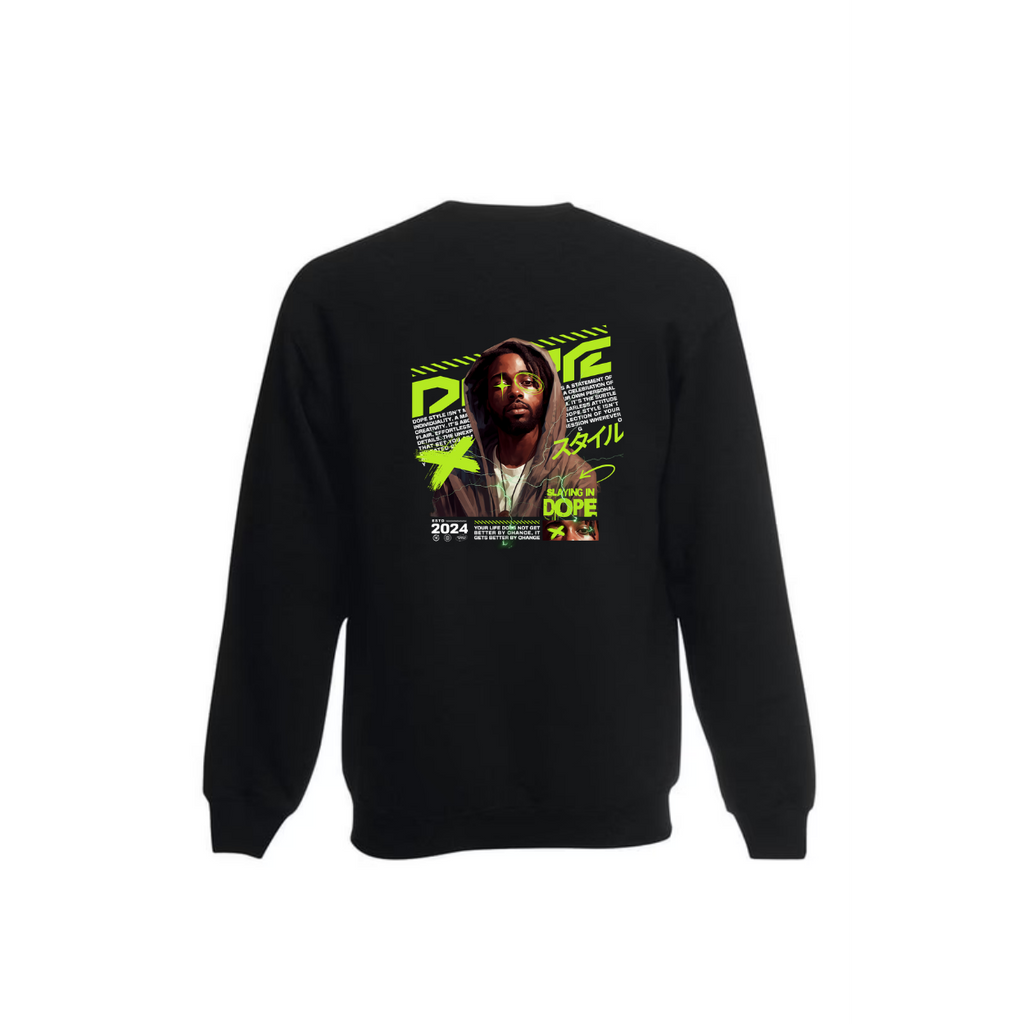 Sweatshirt - Trui - met print - unisex - lange mouwen