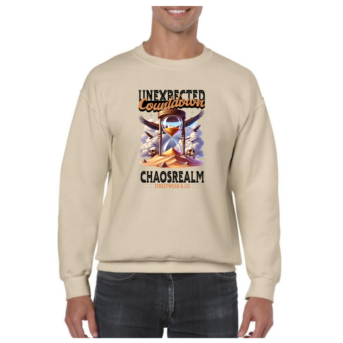 Sweatshirt - Trui - met print - unisex - lange mouwen