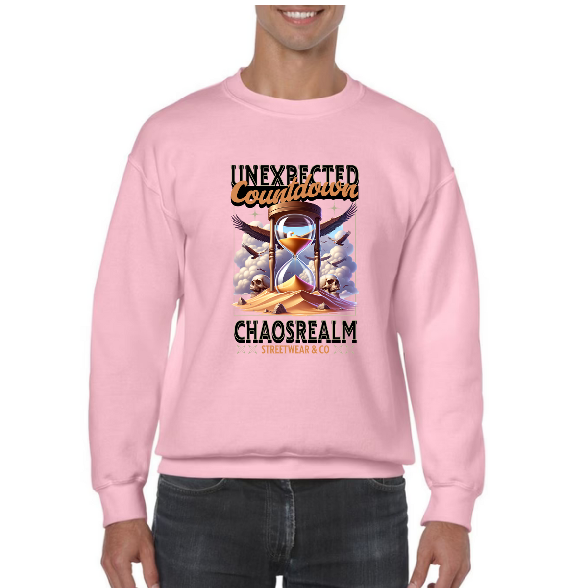 Sweatshirt - Trui - met print - unisex - lange mouwen