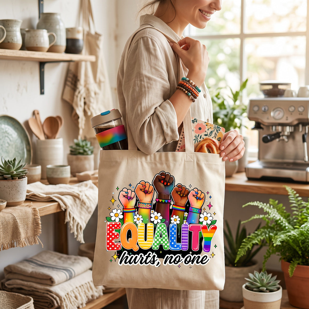 Katoenen tas- Equality – praktisch, veelzijdig en stijlvol