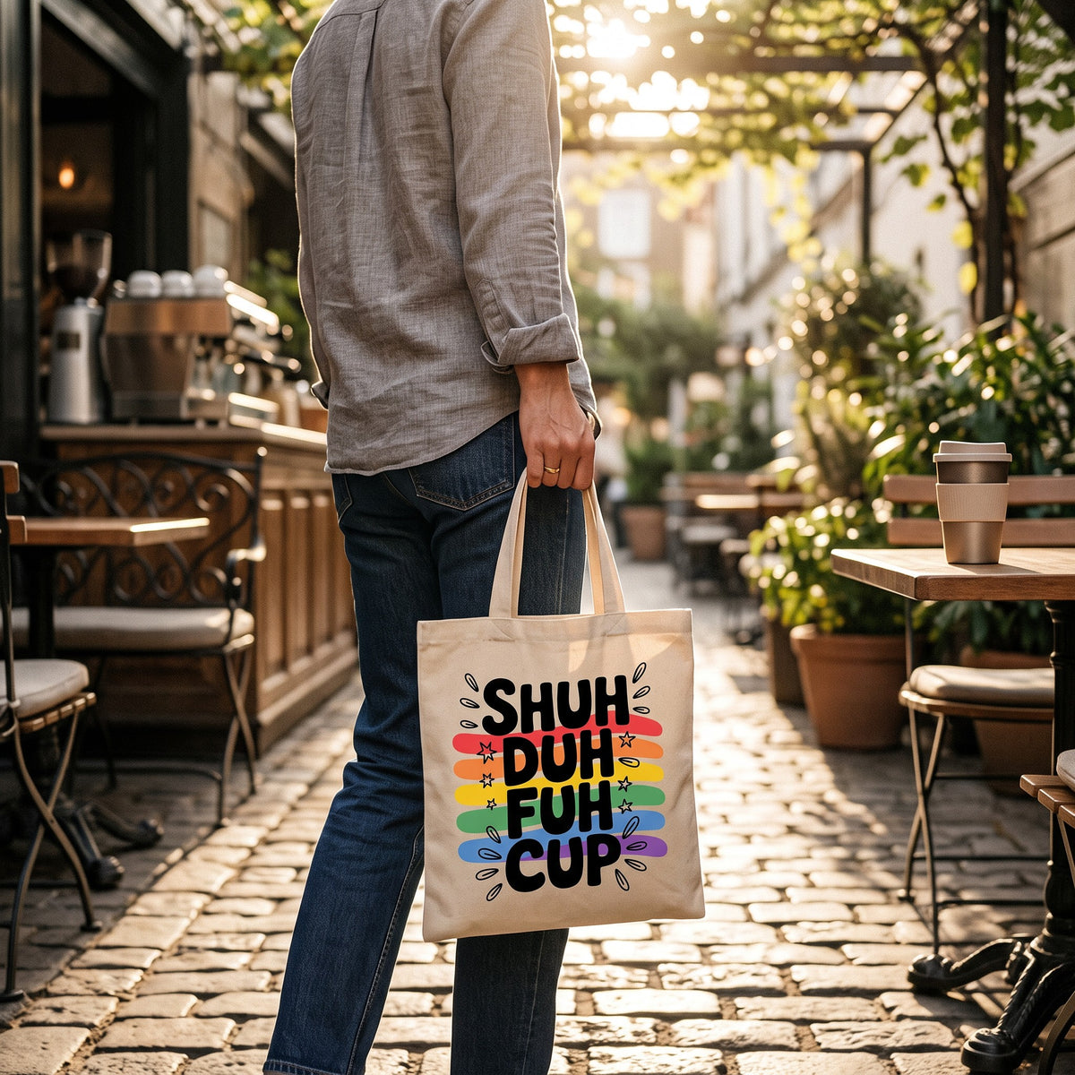 Katoenen tas - Shu du fuh... – praktisch, veelzijdig en stijlvol